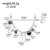 Amazon Transfronterizo Modelo Nuevo Dados de Billar No. 8 Llavero de Billar Colgante Cadena Decorativa Cadena Versátil para Bolso