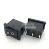 KCD-117-3P Tres Velocidades Tres Patas Cortas 21*15mm Interruptor Forma de Barco 6A/250V Balancín Forma de Barco Patas Pequeñas