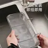 Estante de Acero Inoxidable para Platos de Cocina Estante Multifuncional para Escurrir Almacenamiento de Tazones y Palillos Estante Colgante para Fregadero