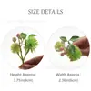 Cabeça de Flor de Cardo Exquisita Simulação Cor de Outono DIY Arranjo Floral Artesanal Guirlanda Buquê Flor de Videira Fazendo Acessórios de Flores Artificiais