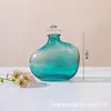 Vaso de Vidro Colorido Fresco Nórdico Vaso Pequeno Criativo para Mesa de Escritório Luxo Leve Simples Garrafa de Aromaterapia Fabricante Venda no Atacado