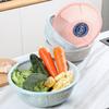 Cesta Drenante de Plástico, Peneira de Lavar Arroz de Cozinha Doméstica Ultra Fina e Ultra Grossa, Cesta para Lavar Frutas e Vegetais