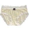 7A Ropa Interior Antibacteriana Nueva de Lunares Dulces para Niñas Parte Inferior de Algodón Puro Cintura Media Cómoda Amigable con la Piel Transpirable Calzones para Niñas