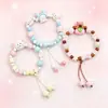 Pulsera de Cerámica Jingdezhen para Mujer Joyería Dopamina Versátil de Gama Alta Dibujos Animados Linda Joyería de Mano con Cuentas de Cerámica Venta al por Mayor
