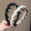 Diadema dentada para mujer, diadema de corona alta, no presiona las raíces del cabello, añade volumen, hace que la cara parezca más pequeña, pinza para el pelo antideslizante, salvación para cabezas planas