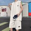 2024 Nueva Camiseta sin Mangas para Hombre Verano Ocio Deportes Running Secado Rápido Chaleco Pantalones Cortos Ropa de Baloncesto conjunto