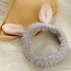 Diadema Lavado Facial Celebridad de Internet Orejas de Gato de Dibujos Animados Orejas de Conejo Diadema con Astas Diadema Lazo Diadema de Felpa Accesorios para el Cabello