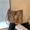 2024 Nueva Llegada Bolso Commuter Estilo Chino para Mujer Verano de Moda Bolso de Hombro Único Sobaco Gran Capacidad Estilo Nacional Bolso Tote Portátil