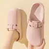 Chinelos Baotou Sapatos de Enfermeira Doutora Femininos Verão Leve Interno Banho Casa Sandálias Confortáveis para Uso Doméstico Feminino
