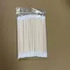 Bastoncillos de Algodón con Punta Ultra Fina para Delineador de Ojos, Depilación de Cejas y Tatuajes, Palitos de Madera Doble Punta Extremadamente Finos para Uso Doméstico