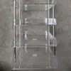 Estante de Almacenamiento de Libros de Escritorio Caja de Archivos A4 para Estudiantes Estantería Organización Estante de Archivos de Almacenamiento de Libros de Plástico Transparente