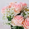 Variedad de rosas artificiales accesorios para sesión de fotos de boda venta al por mayor regalo de San Valentín decoración para el hogar centro comercial ramo de rosas