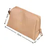 Bolsa de Maquiagem Feminina Amazon Portátil PU Capacidade Personalizada Estampada Transfronteiriça Padrão Lichia Portátil à Prova d'Água Necessaire Grande