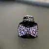 Mini Presilha de Franja Laço com Strass Coreano Fashionable Pequena Pinça Lateral para Cabelo Acessório de Cabelo de Alta Qualidade para Mulheres