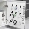 Organizador de Cables con Adhesivo, Sujetador Mágico para Cables, Organizador de Cables de Datos y Carga, Organizador de Cables de Red, Herramienta de Gestión de Cables para Escritorio