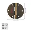 Bisagra Redonda Bronce Negro Bisagra Antigua China Muebles Chinos Armario Zapatero Puerta Expuesta