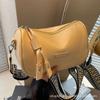Estilo Deportivo Casual Bolso Pequeño para Mujer 2024 Nuevo Moda Correa Ancha para el Hombro Bolso Cruzado Simple para Desplazarse Bolso Tofu de Hombro