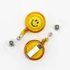 Cara Sonriente Hebilla de Fácil Extracción Conjunto de Trabajo de Fácil Extracción Clip de Hebilla para Insignia Correa para el Cuello Hebilla Telescópica Tarjeta de Control de Acceso Insignia de Trabajo