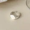 Anillo Nuevo de Nicho Estilo Coreano de Lujo Ligero, Anillo Ancho Vintage de Nicho, Anillo Abierto Ajustable Versátil Personalizado para el Dedo Índice