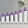 En Stock Botella de Espuma Blanca de 30 ml, Botella Espumadora de Mousse de 60 ml, Botella de Espuma Limpiadora Facial, Botella Dispensadora de Mousse para Pasta de Dientes de 50 ml
