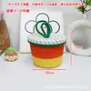 Cesta de Almacenamiento Tejida de Escritorio, Caja de Regalo Linda para Mesita de Noche, Organizador de Cosméticos con Tapa, Bandeja de Regalo para Entrada, Organizador de Artículos Varios para Mesa de Café