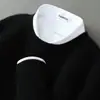 Suéter de Lana Pura con Cuello Redondo Engrosado para Hombre, Suéter Pulóver Holgado, Nuevo Estilo Otoño e Invierno, Suéter de Cachemira, Prendas de Punto Base Casual