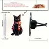 Lindo Clip de Perfume para Ventilación de Coche de Gato Gatito Acrílico Decoración de Coche Accesorio de Interior Adorno de Fragancia