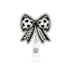 Insignia de Tirar con Brillo Acrílico Temática del Mundial de Fútbol 2026 Clip para Tarjeta de Identificación Colgante Decorativo
