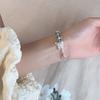 Nueva pulsera de estilo chino con cuentas de mariposa y costura, diseño de nicho de alta calidad, colección de pulseras con sentido del estilo, pulseras que combinan con todo.