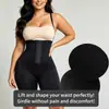 Body moldeador de cintura alta, abotonado, europeo y americano, con control de abdomen, ceñidor de cintura, levantamiento de glúteos y glúteos acolchados para moldear y estilizar el cuerpo, con cuello halter y diseño de corsé.