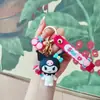 Figuritas de llavero de goma blanda de anime de dibujos animados, colgantes para mochila, accesorios para bolsos, pequeños adornos, al por mayor en stock para tiendas