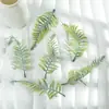 M Folhas Artificiais Acessórios Corsage Buquê Chapéu DIY Acessórios de Decoração Enfeites Decoração de Casamento Inserções