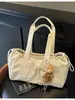 Bolsa Tote de Lona Transfronteiriça com Bolsos, Bolsa Transversal, Bolsa de Ombro de Lona, Bolsa Tote para Trabalho, Bolsa Hobo, Bolsa de Mão