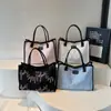 Bolsos para Mujer Gran Capacidad 2025 Nuevo Bolso de Mujer Bolso de Hombro para Viajes Cotidianos Bolso de Textura para Mujer Estilo Occidental Bolso Bandolera Casual Bolso Tote