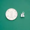 Plata de Ley S925 Sólida Estilo Chino Nuevo Estilo Chino Bolsa de Dinero Colgante de Loto DIY Pulsera de Cristal Pulsera