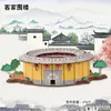 Puzzle de Madera 3D de Gran Venta Modelo de Edificio Antiguo Juguete Educativo de Ensamblaje Manual Adorno para Puestos Callejeros