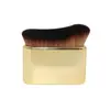 Brocha de Maquillaje, Brocha para Base de Maquillaje, Brocha para Contorno de Cerdas Suaves, Sin Marcas, Brocha para BB Cream sin Polvo, Herramienta de Maquillaje Grande Ondulada, Individual Transfronterizo