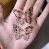 Resina caligrafia borboleta DIY artesanal Nova borboleta chinesa hairpin caligrafia feminina borla antiga borla hairpin material