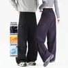 Estilo casal ao ar livre! Lã polar quente composta! Novas calças casuais paratrooper à prova de vento, impermeáveis e com forro de lã para outono/inverno 2026, masculinas e femininas