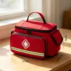 Bolsa de almacenamiento de medicamentos de gran capacidad transfronteriza, bolsa médica de emergencia para el hogar, botiquín de primeros auxilios médico de tela portátil para exteriores