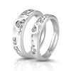 Anillos de Compromiso de Moissanita Zirconia Transfronterizos Alianzas de Boda para Parejas Corona Europea y Americana Anillos Abiertos para Parejas fábrica de anillos