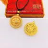 Transmisión en Vivo Explosiones Método Antiguo Diamante Giratorio Brújulas de Ocho Tesoros Colgante Collar para Mujer Giratorio Auspicioso Brújulas Cadena de Lana Joyería