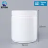 Botella de Crema para Pezuñas de Caballo de Lejía de Colores de 500 ml Cubo de Plástico de Boca Ancha para Detergente para Ropa Tarro de Sal Exfoliante Tarro para Mascarilla de Barro Exfoliante