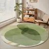 Jit Tapete de Veludo de Cristal Redondo para Inserção Transfronteiriça Tapete Simples para Sala de Estar Estudo Quarto Tapete de Chão Tapete para Cadeira Giratória Tapete para Cesto Suspenso Tapete para Pés