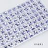 Cristal Dongzhou 8*7 Fundo Plano Pequena Borboleta Diamante para Arte de Unhas Cristal K9 de Alta Qualidade Diamante de Fundo Plano DIY Capinha de Celular Joias para Arte de Unhas