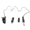 Clip de pastilla para instrumento musical + adaptador 3.5 a 6.5 + adaptador 3.5 hembra a 3.5 hembra accesorios para instrumentos de guitarra