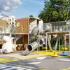 Jardín de Infancia Pequeño Doctor Tobogán Combinado Parque Comunitario al Aire Libre Tobogán Infantil Equipo de Diversión No Motorizado Personalización