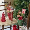 Navidad Nuevo Navidad Limitado Pieza Moldeadora de Gato Kt Ramo de Manzanas Papel de Regalo para Flores Pieza Moldeadora de Esquina Puntiaguda Floral