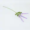 Producto Terminado de Flor de Hilo Tejida a Mano Transfronteriza, Flor Artificial para Decoración del Hogar, Adorno de Escritorio, Lavanda de Hilo de Ganchillo