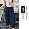 Pantalones deportivos grises de cordón directo de fábrica para mujer, nuevo estilo primavera y otoño 2026, pantalones casuales holgados que estilizan
